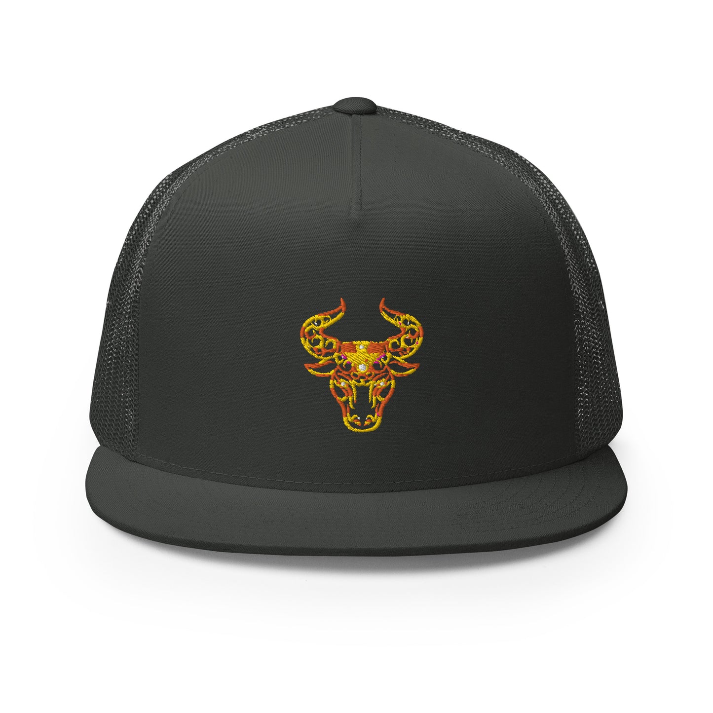 Options Guru Millionaire Bull Mesh Trucker Hat