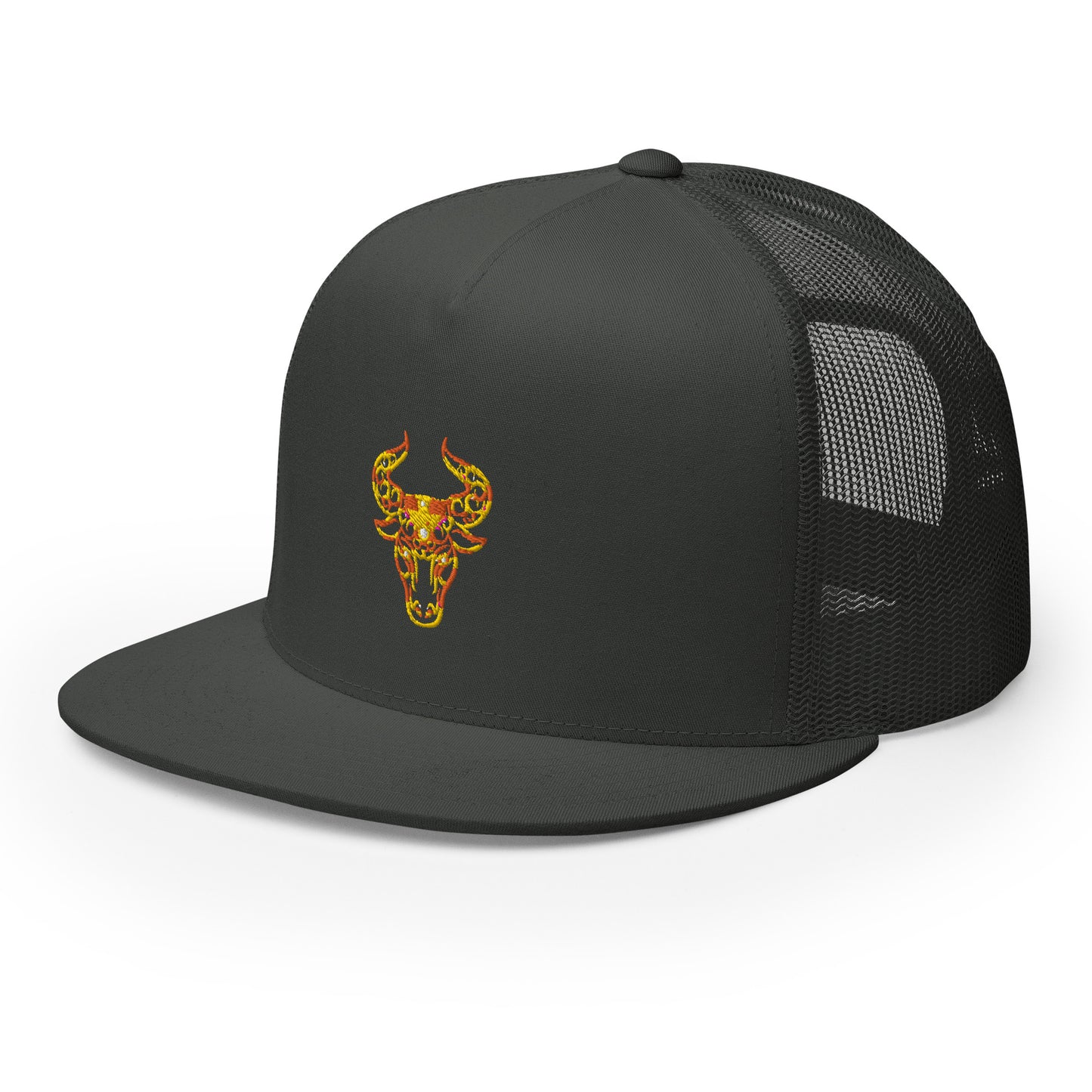 Options Guru Millionaire Bull Mesh Trucker Hat