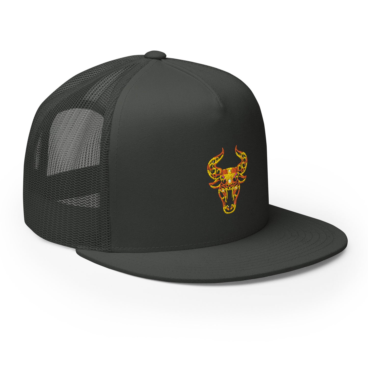 Options Guru Millionaire Bull Mesh Trucker Hat