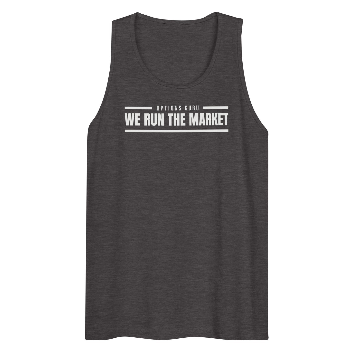 Options Guru We Run The Market Tank Top
