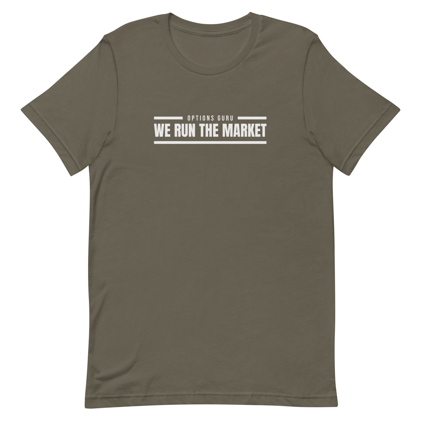 Options Guru We Run The Market Shirt