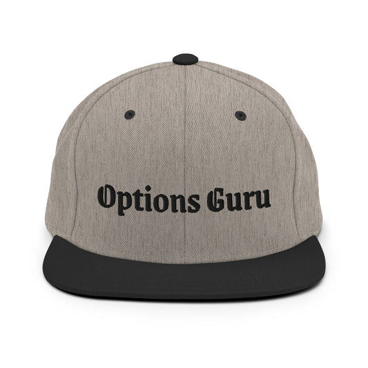 Options Guru Snapback Hat