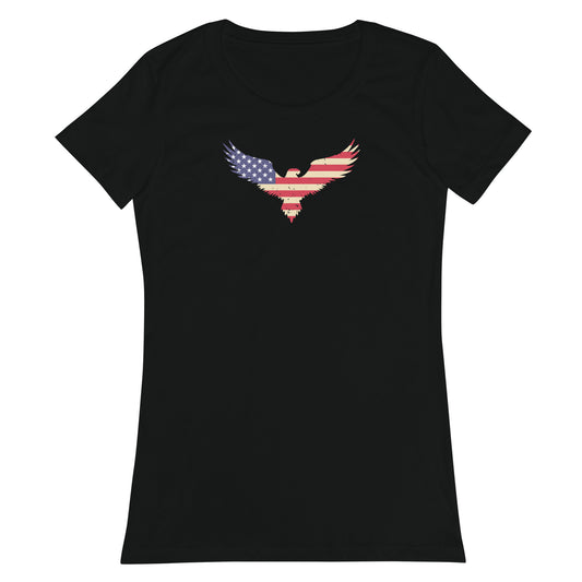 Options Guru July 4th Eagle Fitted Shirt